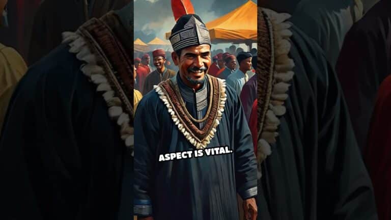 A man in traditional attire stands smiling among people at an outdoor event. Text on the image reads "ASPECT IS VITAL.